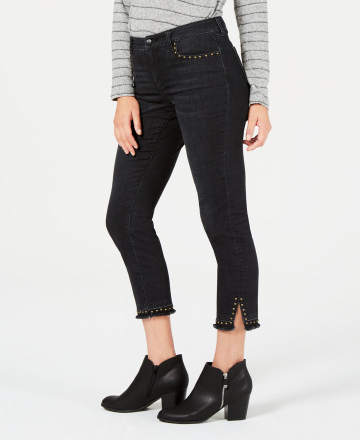 Style & Co Studded Skinny Ankle Jeans