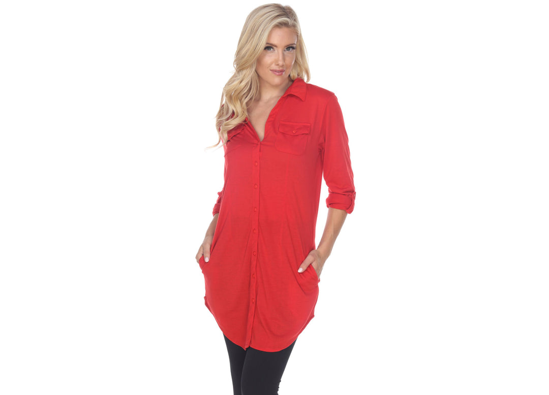 Women's Lakota Stretchy Button-Down Tunic
