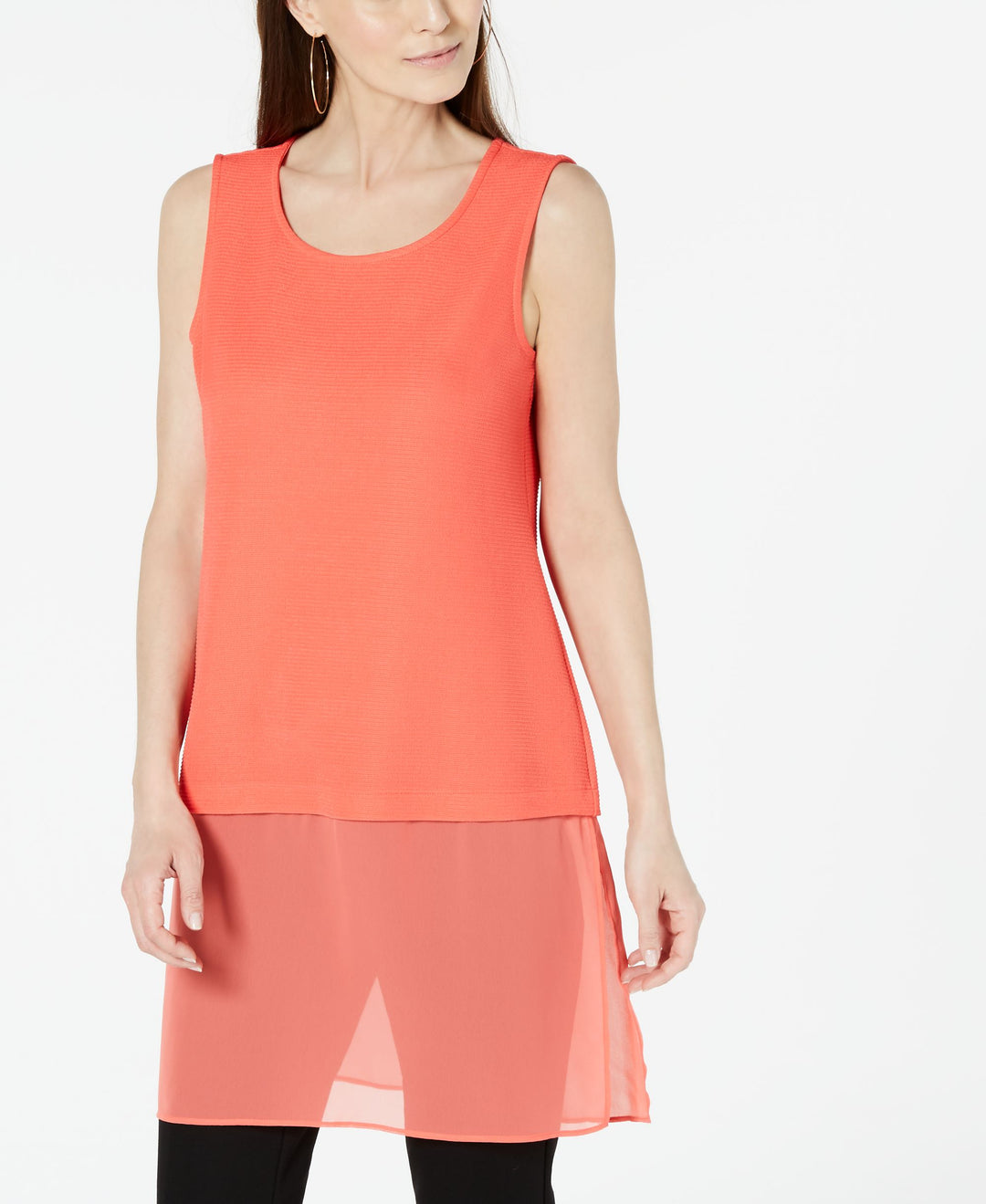 Alfani Petite Layered Look Tunic