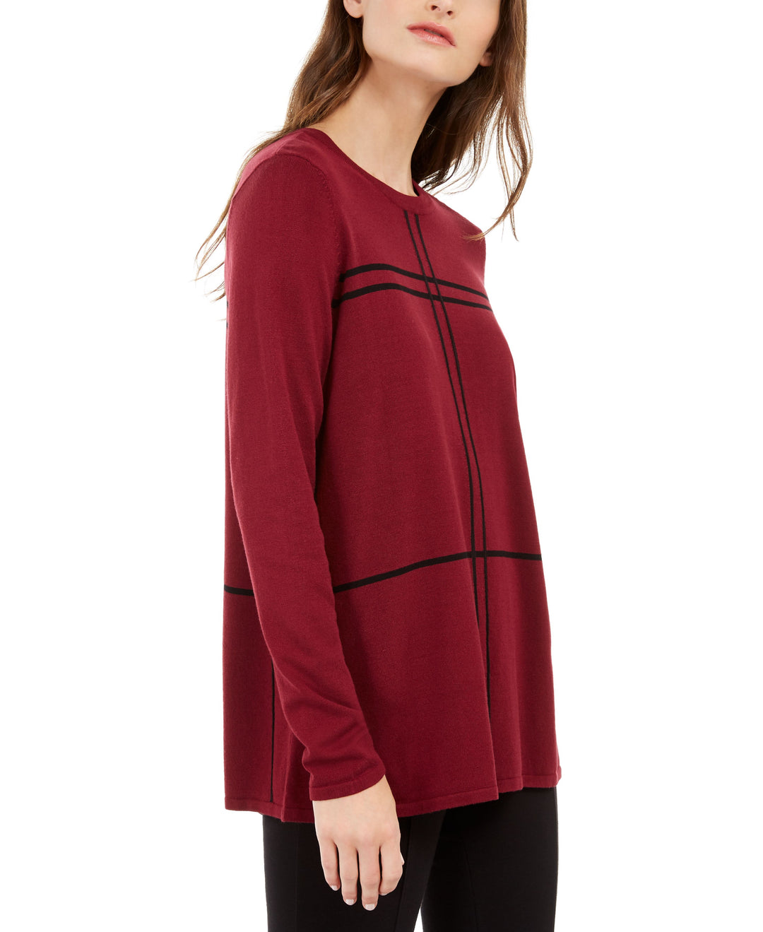 Alfani Grid Pattern Sweater