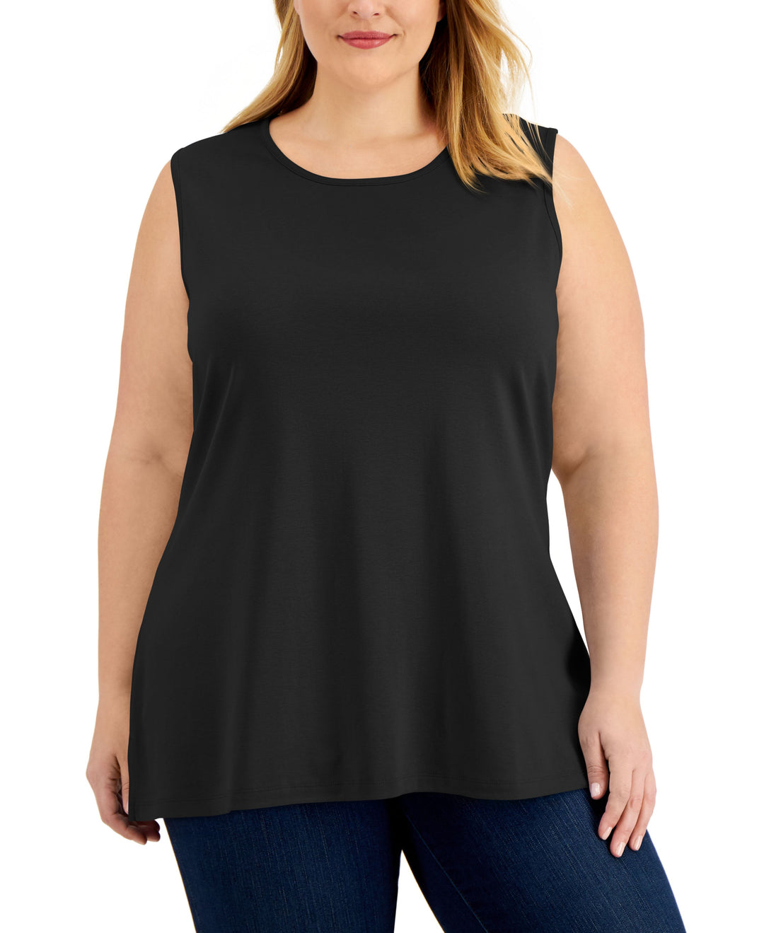 Karen Scott Plus Size Cotton Tank Top