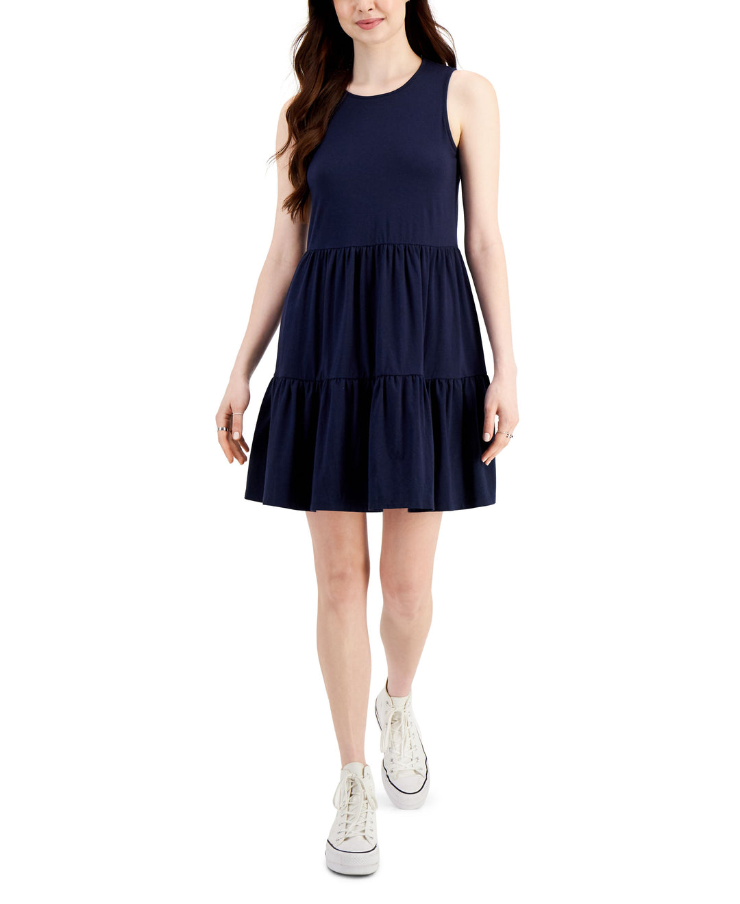 Style & Co Ruffled Sleeveless Dress