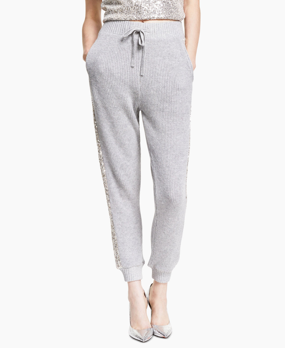 INC International Concepts Sequined Jogger Pants