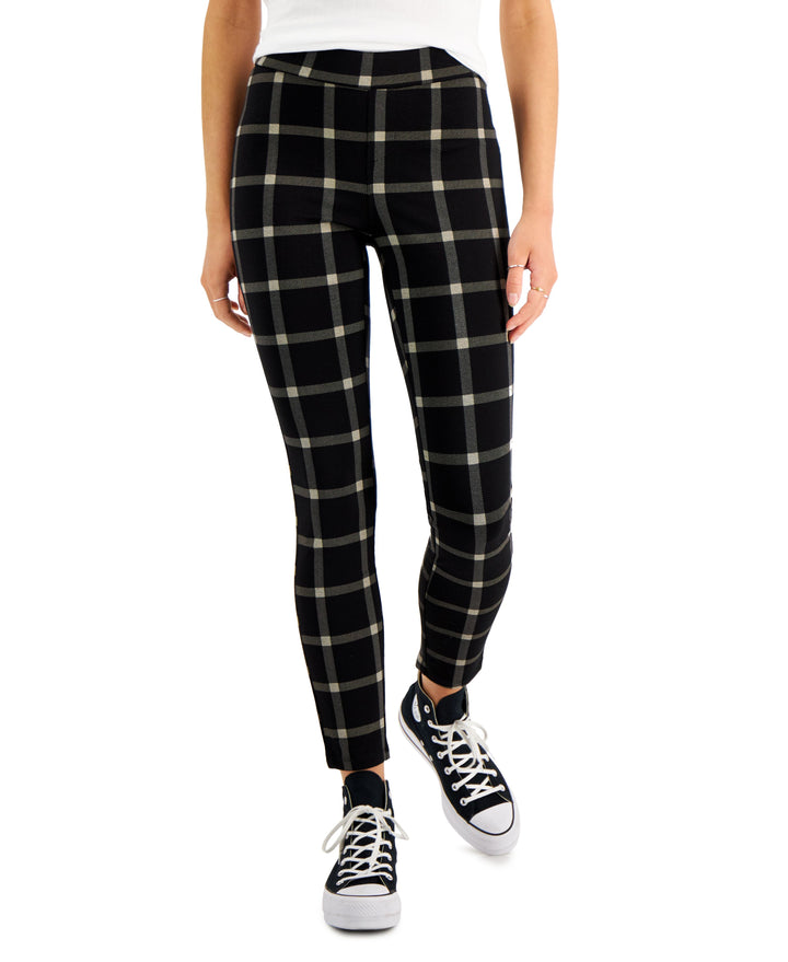 Style & Co Printed Ponte Knit Leggings