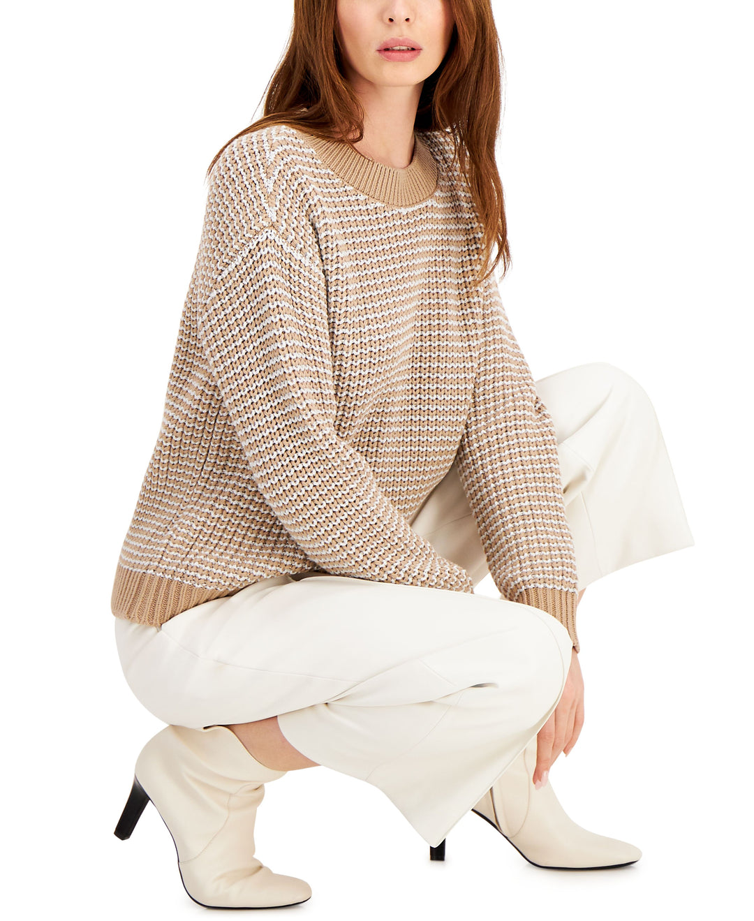 Alfani Shine Crewneck Sweater