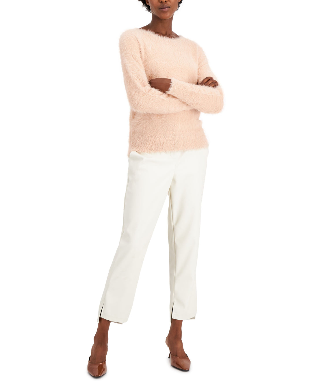 Alfani Cozy Crewneck Sweater