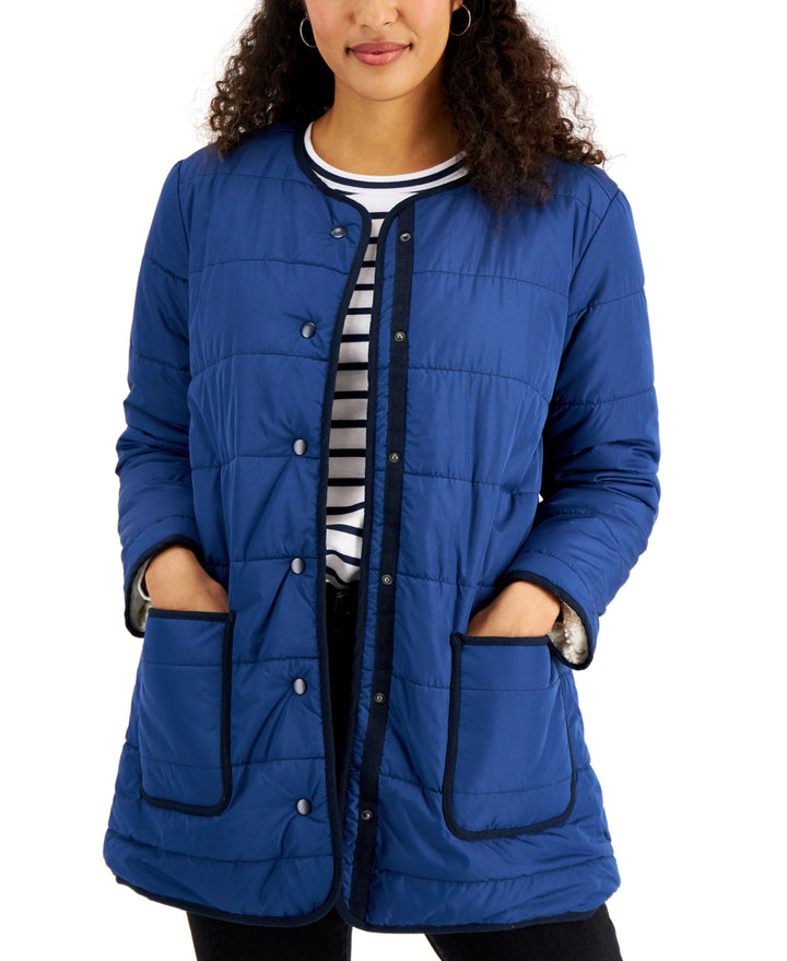 Style & Co Reversible Quilted Jacket