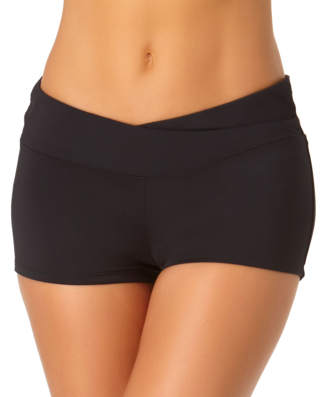 Twist-Front Swim Shorts
