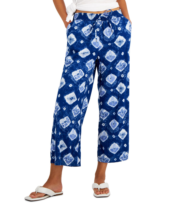 Style & Co Printed Wide Leg Pants
