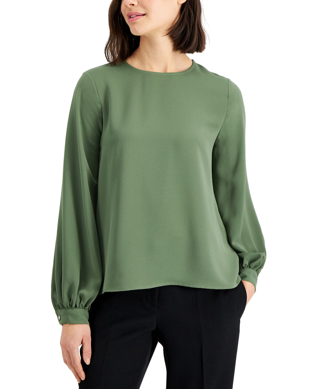 Alfani Bishop Sleeve Blouse