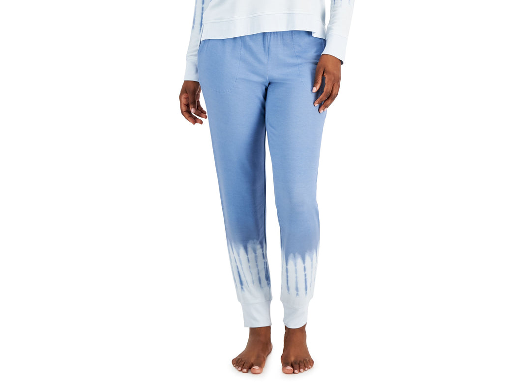 Alfani Womens Printed Jogger Pajama Pants
