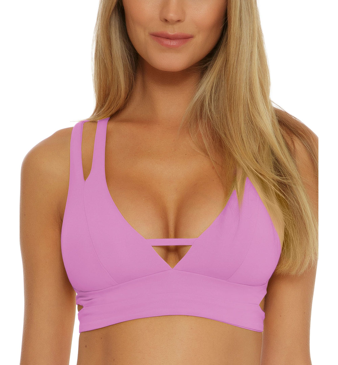 Color Code Split-Strap Bikini Top
