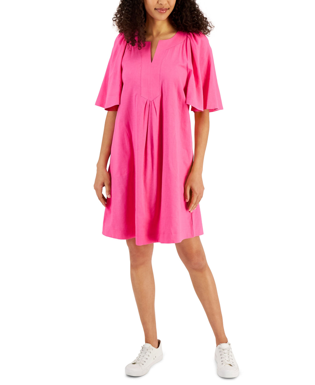 Charter Club Wide Sleeve A Line Dress