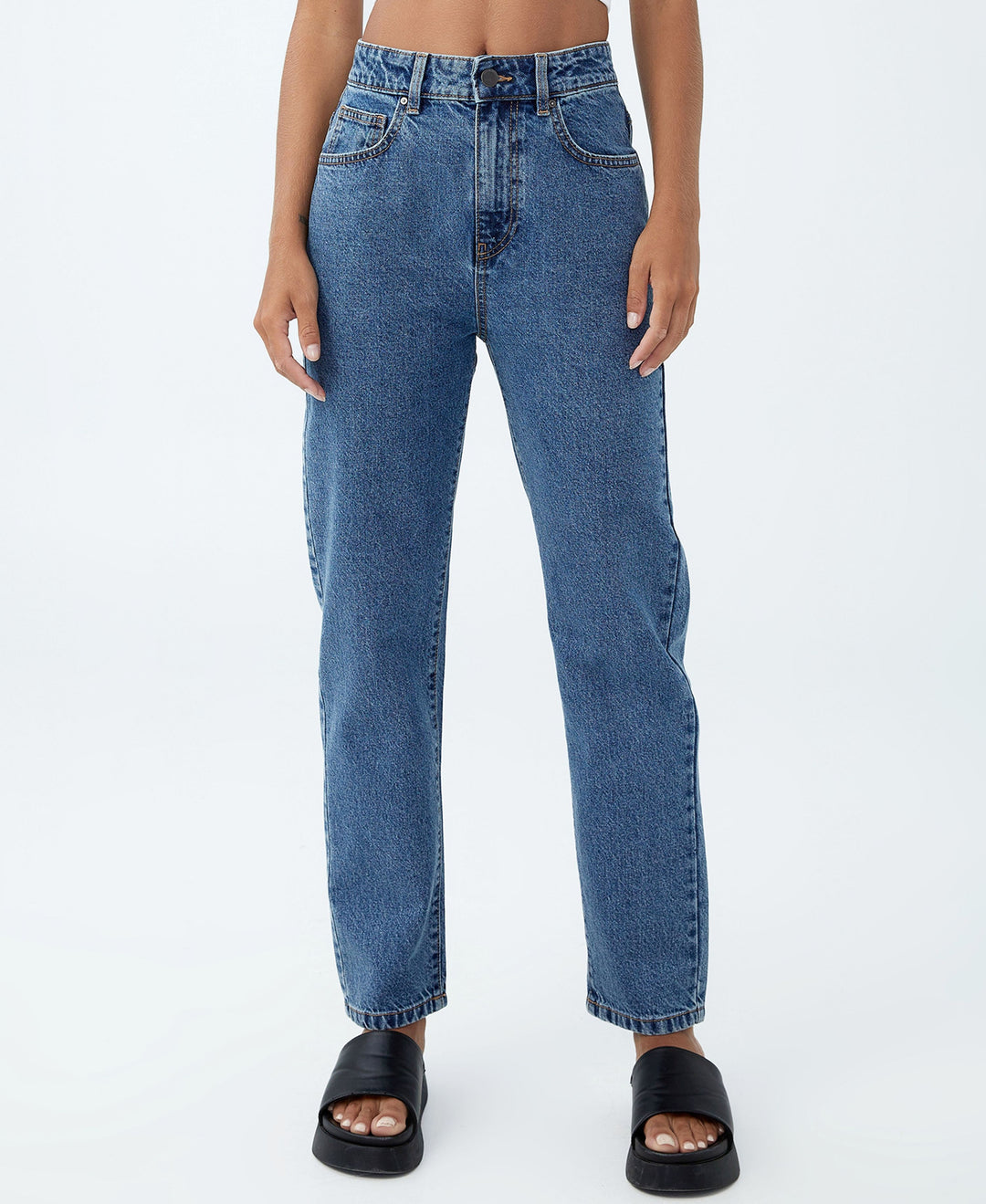 Womens Mom Denim Jeans