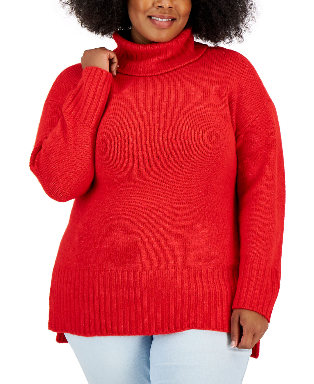Style & Co Plus Size Turtleneck Tunic Sweater
