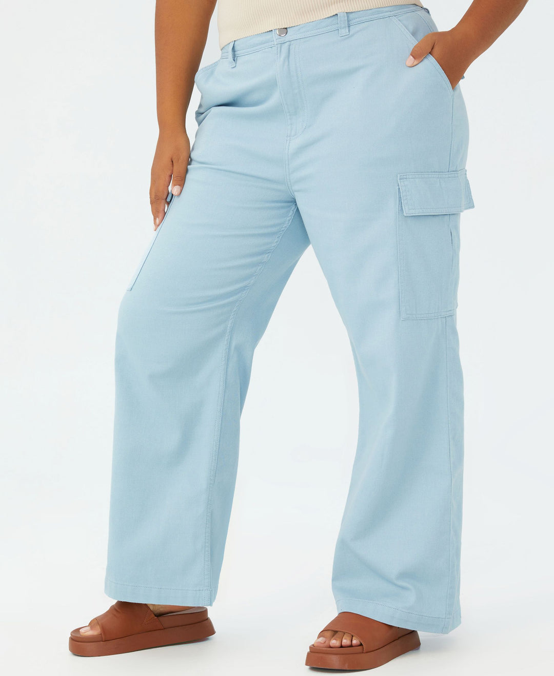 Plus Size Trendy Bobbie Cargo Pants