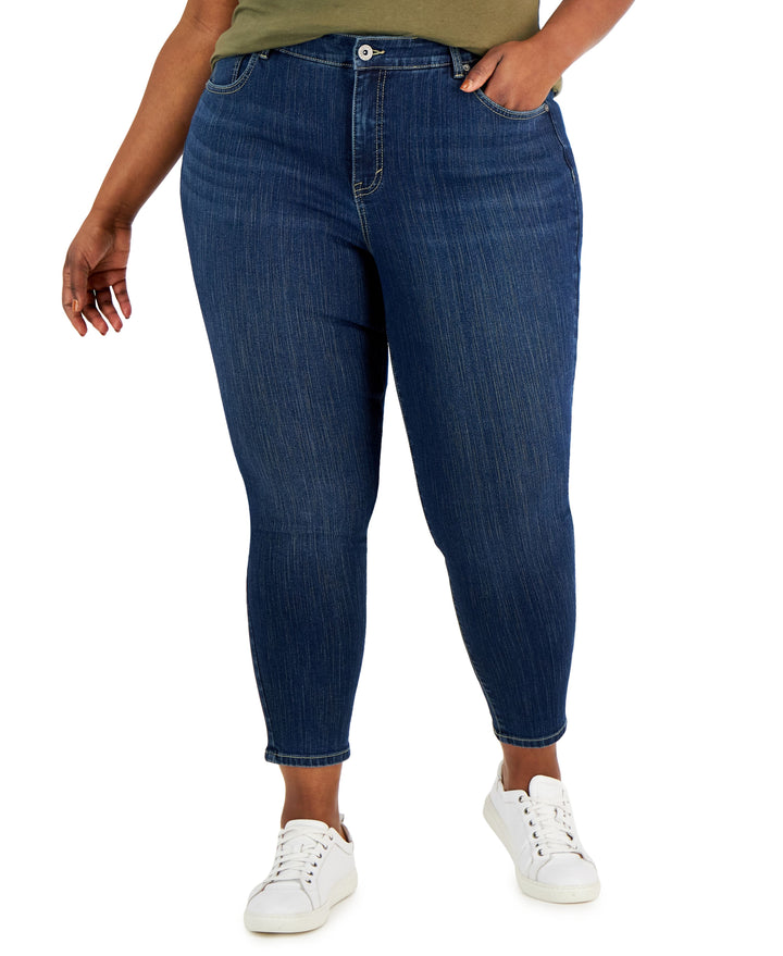 Style & Co Plus Size High Rise Skinny Ankle Jeans