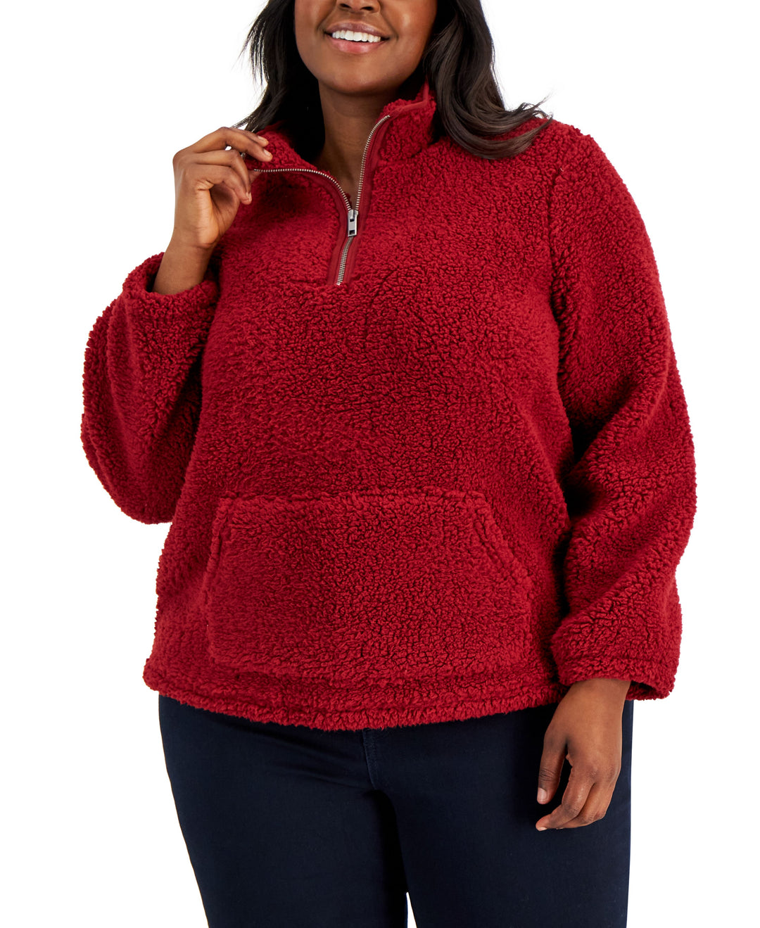Style & Co Plus Size Sherpa Sweatshirt