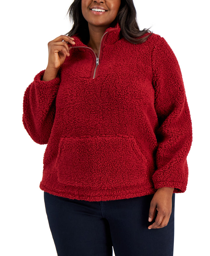 Style & Co Plus Size Sherpa Sweatshirt