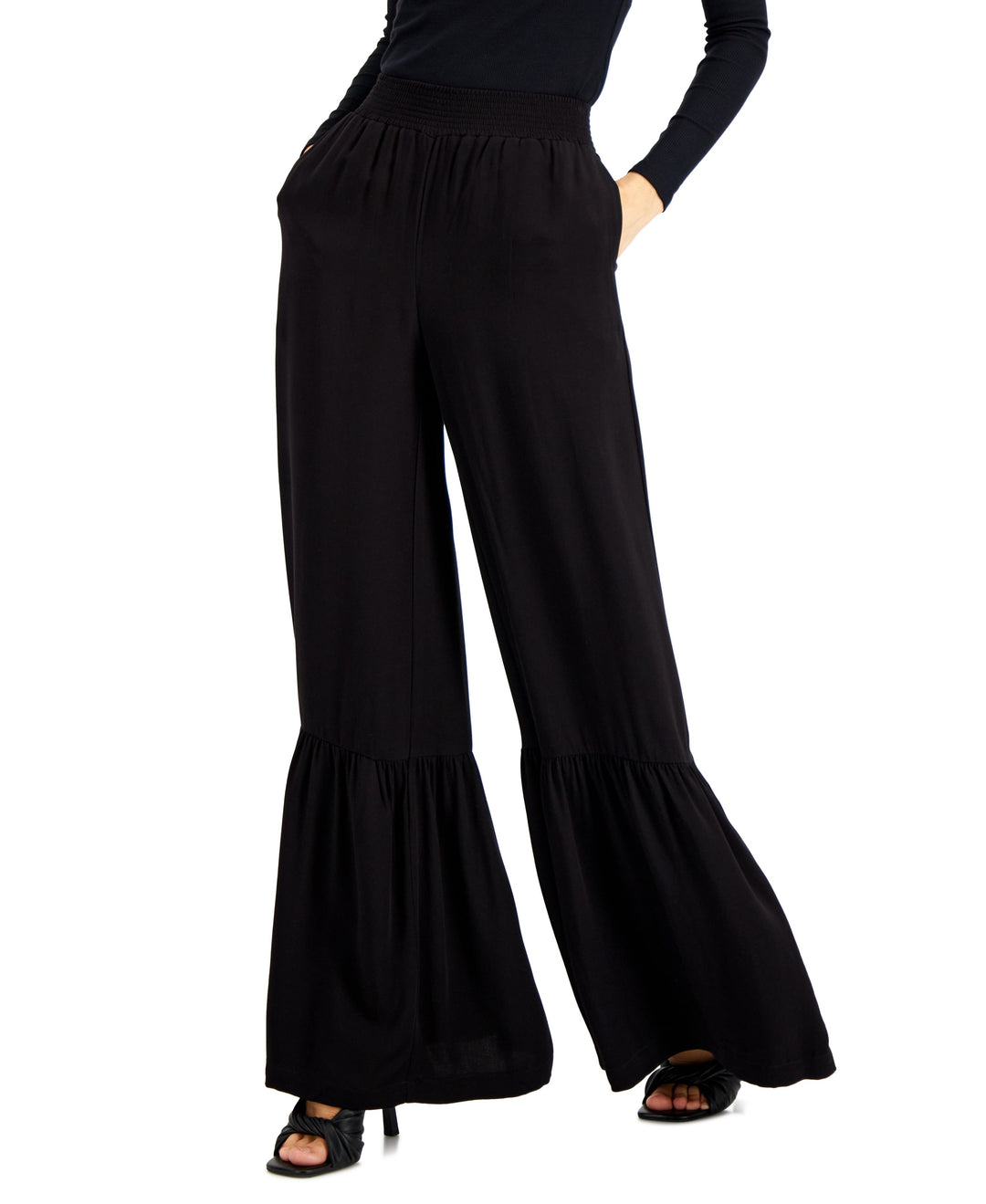 INC International Concepts Womens Tiered Hem Pants