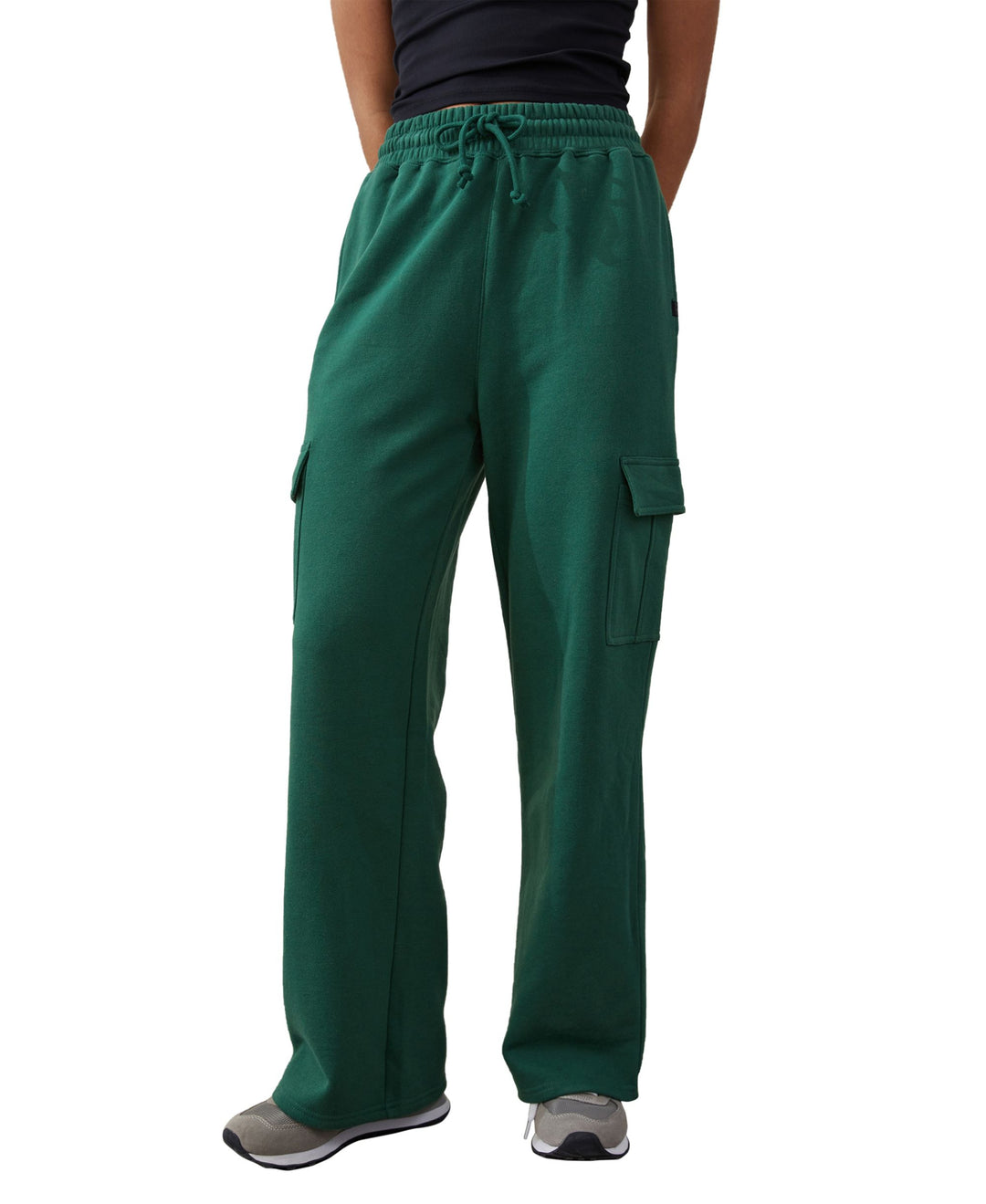Women's Plush Wide Leg Track Pants