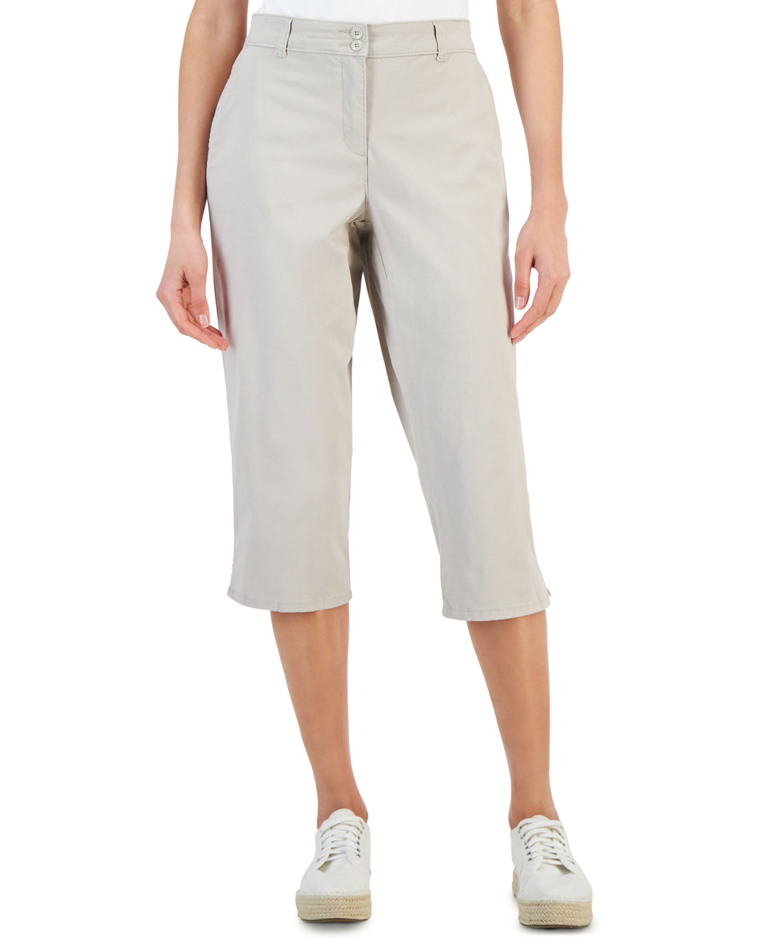 Women's Comfort Waist Capri Pants