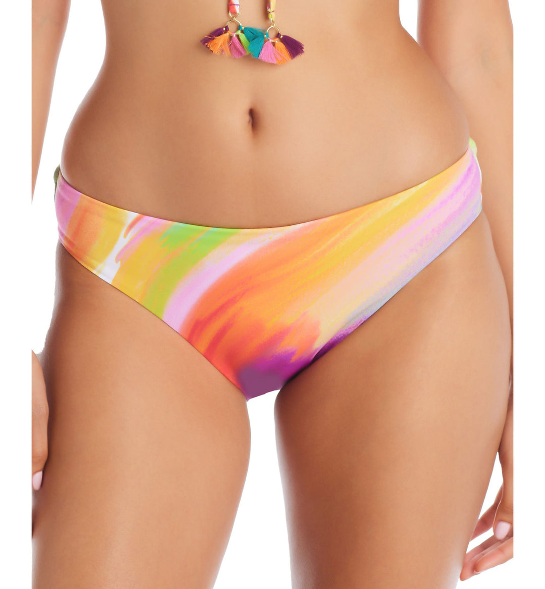 Women's Splash Out Ruched-Back Low-Rise Bikini Bottoms