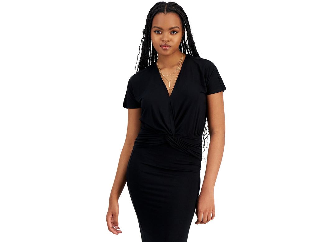 Women's V-Neck Twist-Front Top