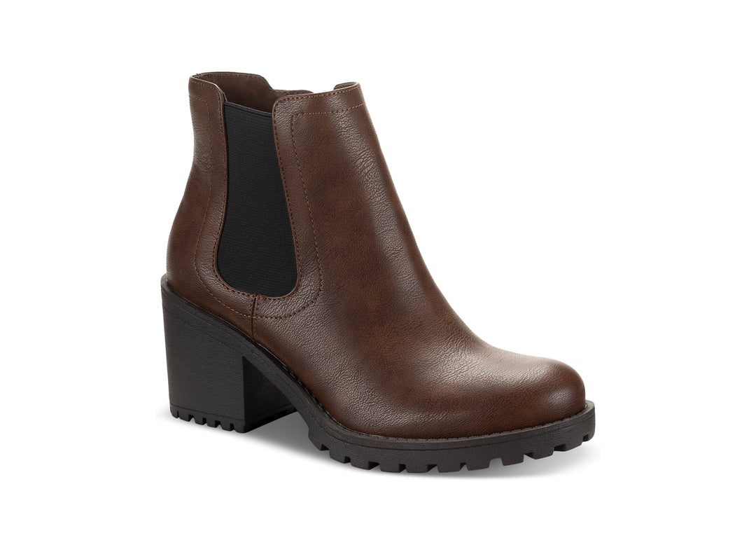 Women's Morghan Lug Sole Block-Heel Booties