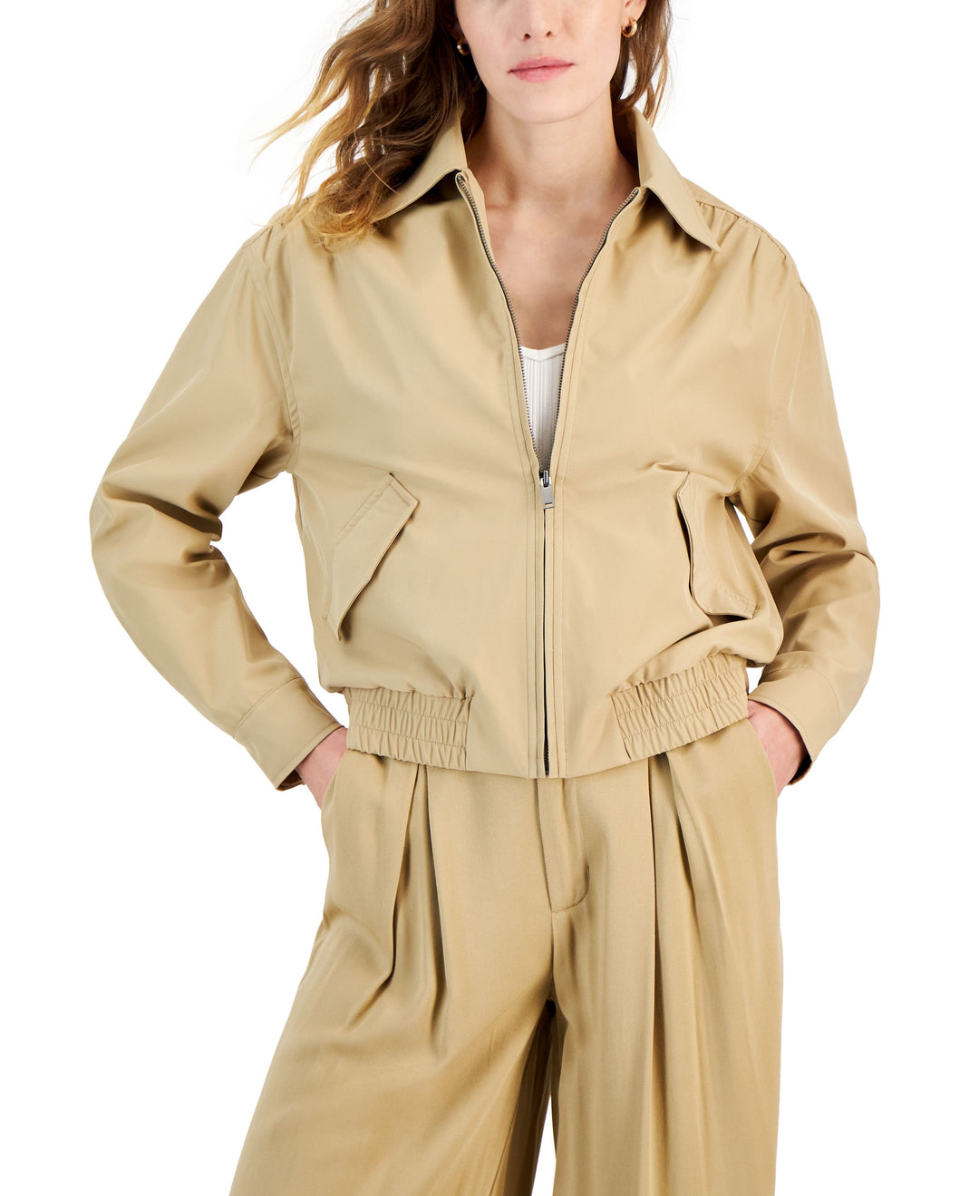 Women's Twill Collared Jacket