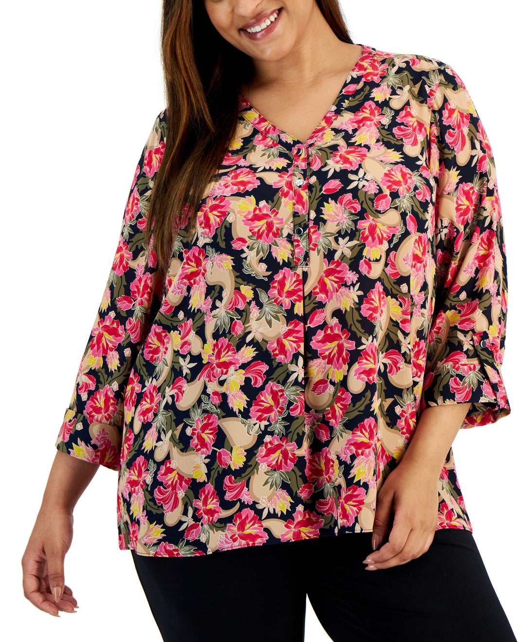 Plus Size Oaklyn Garden Utility Top