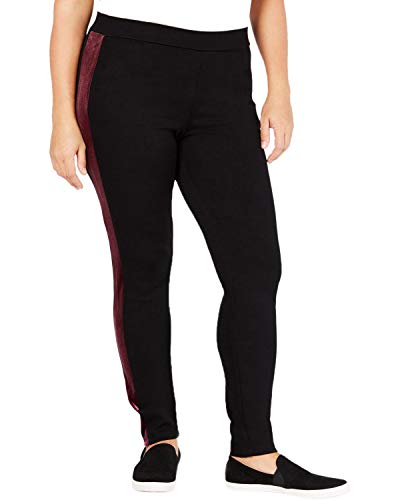 Style & Co Plus Size Velour Trimmed Leggings