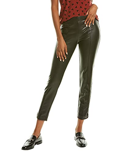 Anne Klein Faux-Leather Skinny Pants