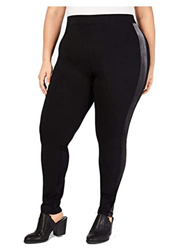 Style & Co Plus Size Velour Trimmed Leggings