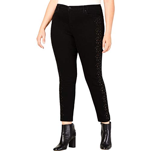 Style & Co Plus Size Embellished Skinny Jeans