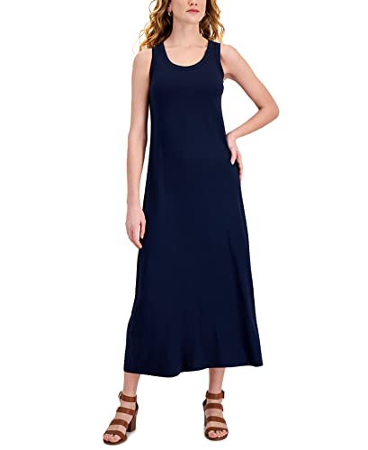 Style & Co Solid Maxi Knit Dress