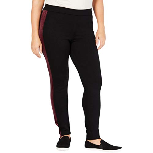 Style & Co Plus Size Velour Trimmed Leggings