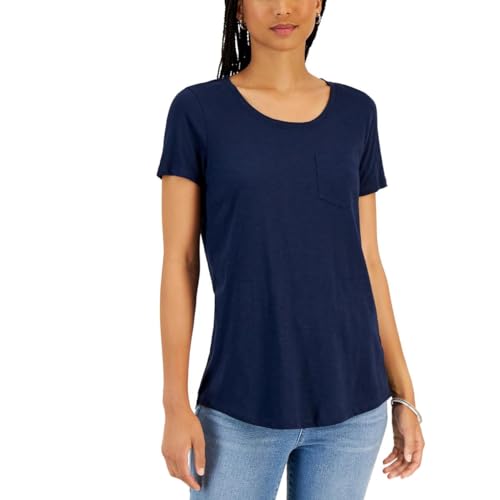 Style & Co Womens Pocket T-Shirt
