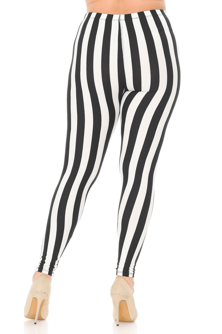 Wholesale Buttery Smooth Beetlejuice Extra Plus Size Leggings - 3X-5X