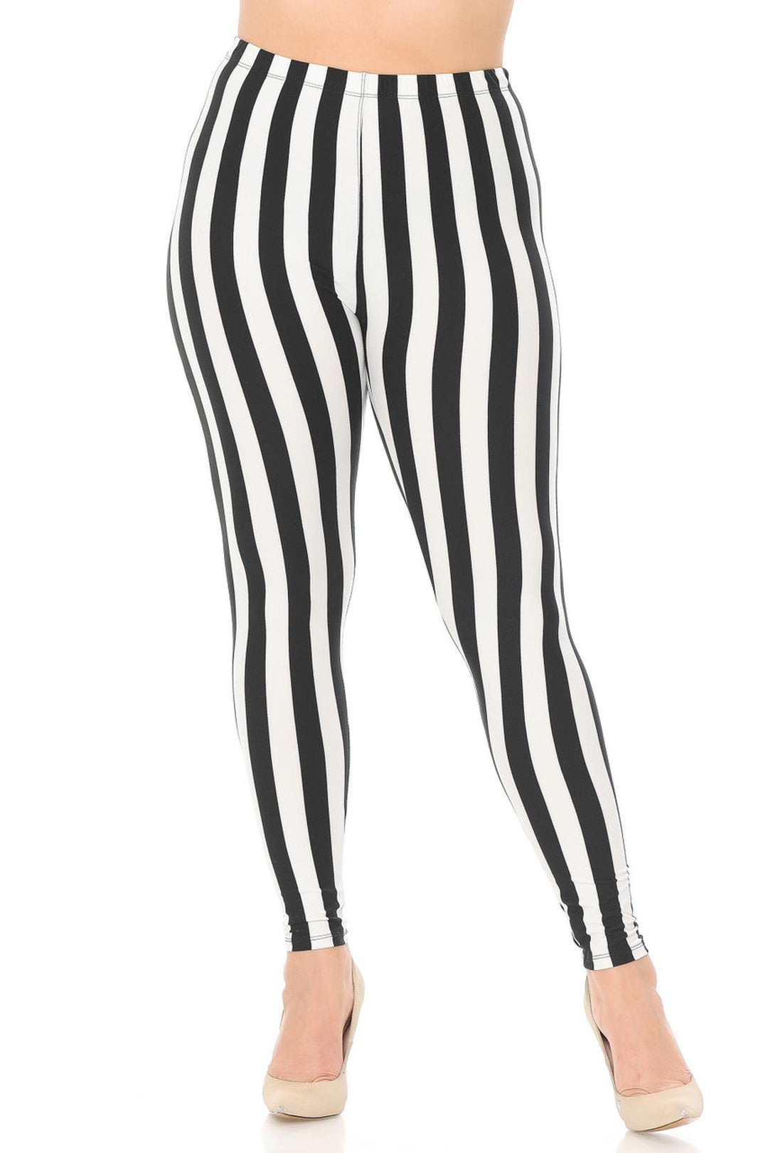 Wholesale Buttery Smooth Beetlejuice Extra Plus Size Leggings - 3X-5X