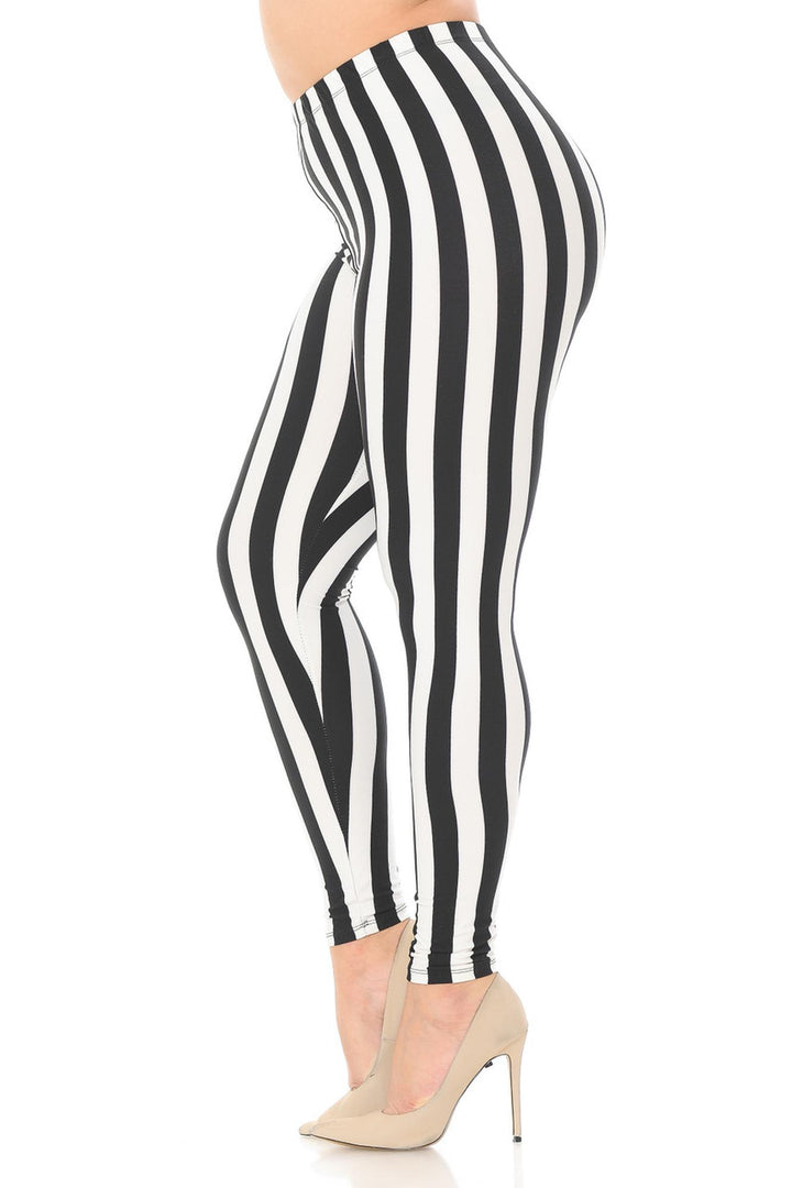 Wholesale Buttery Smooth Beetlejuice Extra Plus Size Leggings - 3X-5X