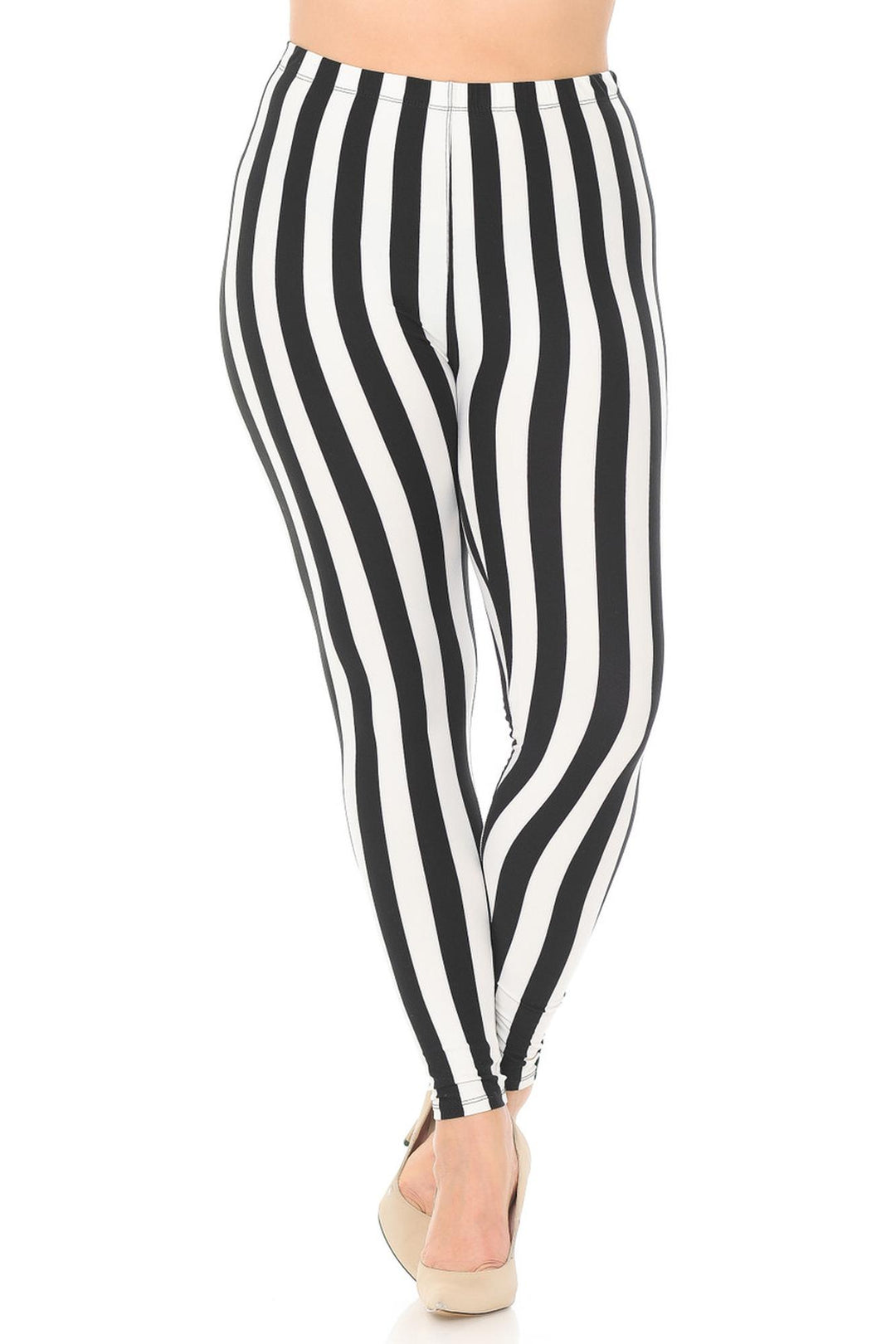 Wholesale Buttery Smooth Beetlejuice Extra Plus Size Leggings - 3X-5X