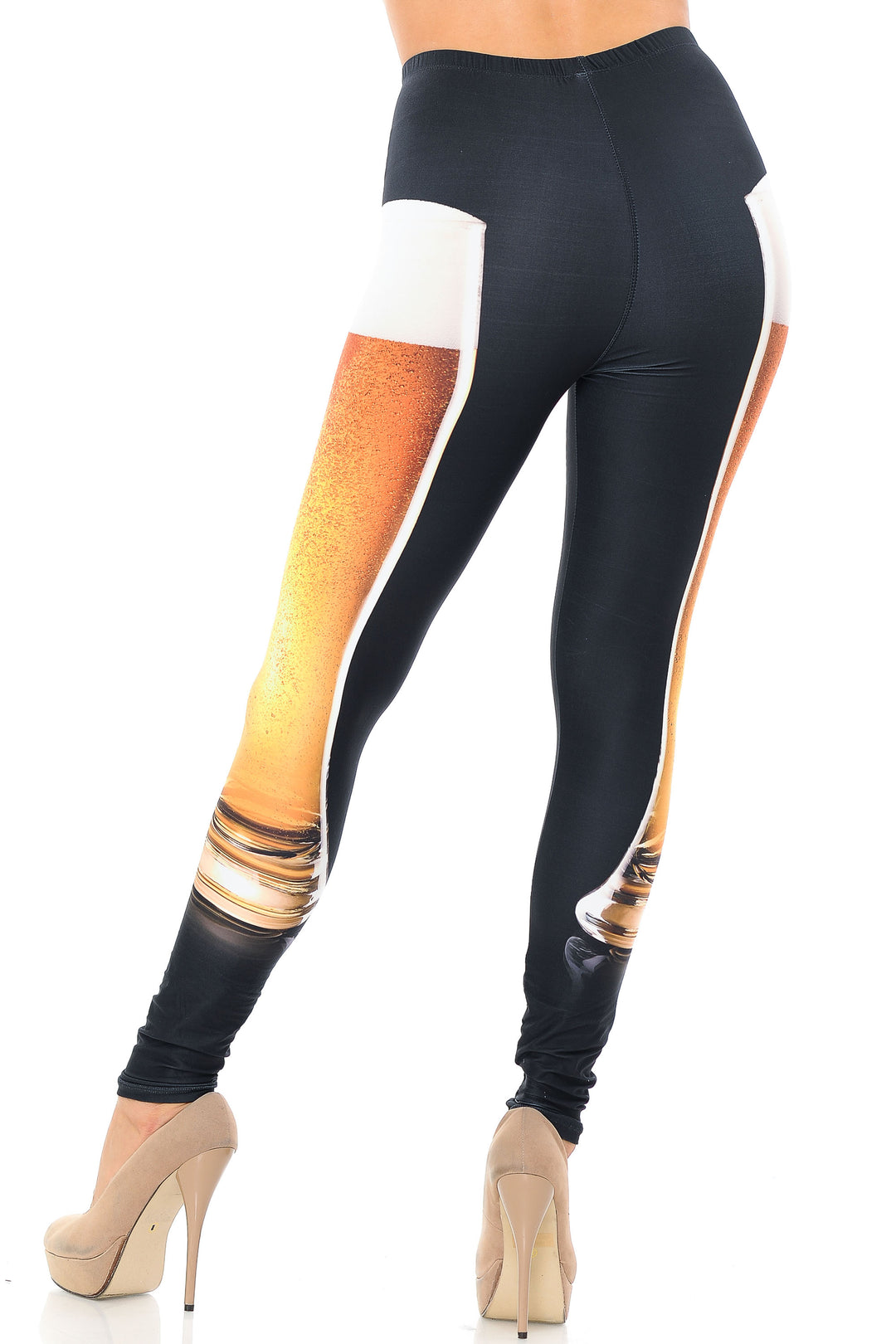 Creamy Soft Draft Beer Extra Plus Size Leggings - USA Fashion