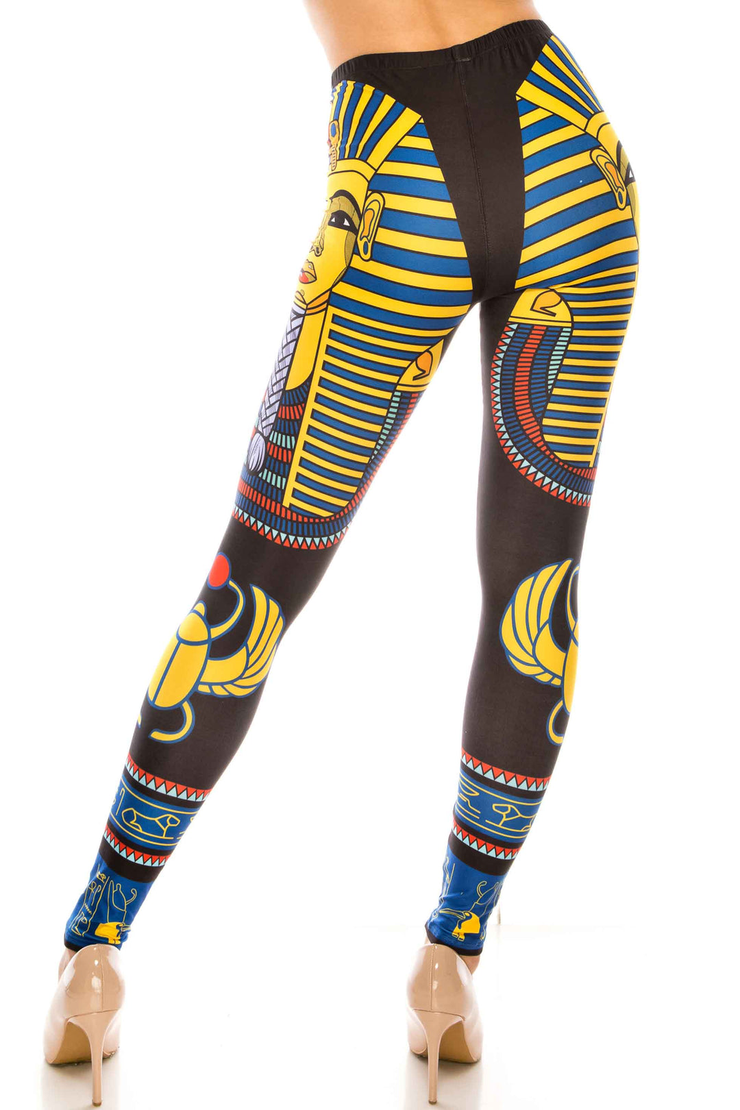Creamy Soft King Tut Extra Plus Size Leggings - 3X-5X - USA Fashion