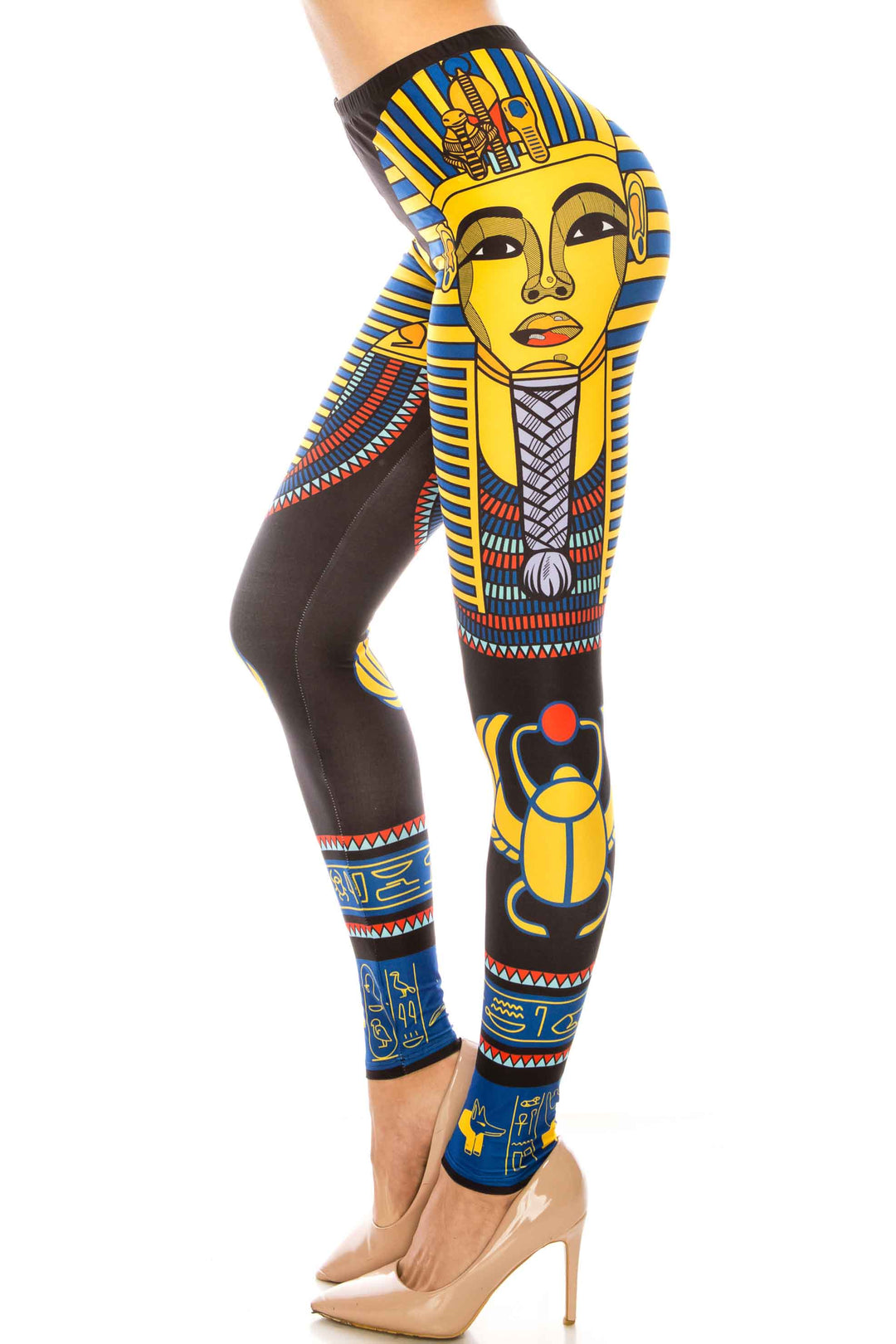 Creamy Soft King Tut Extra Plus Size Leggings - 3X-5X - USA Fashion
