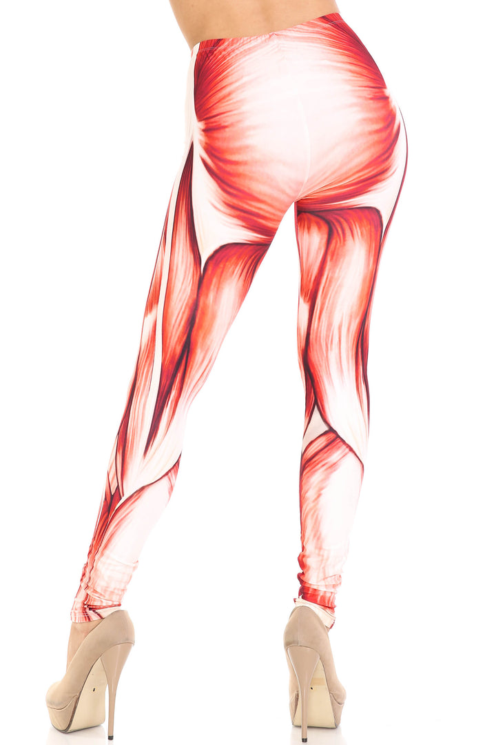 Creamy Soft Muscle Extra Plus Size Leggings - 3X-5X - By USA Fashion