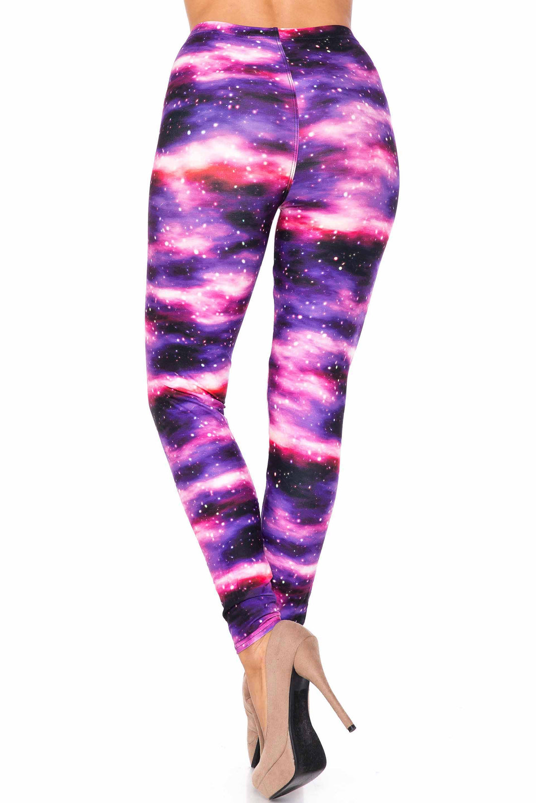 Creamy Soft Purple Mist Extra Plus Size Leggings - 3X-5X - USA Fashion