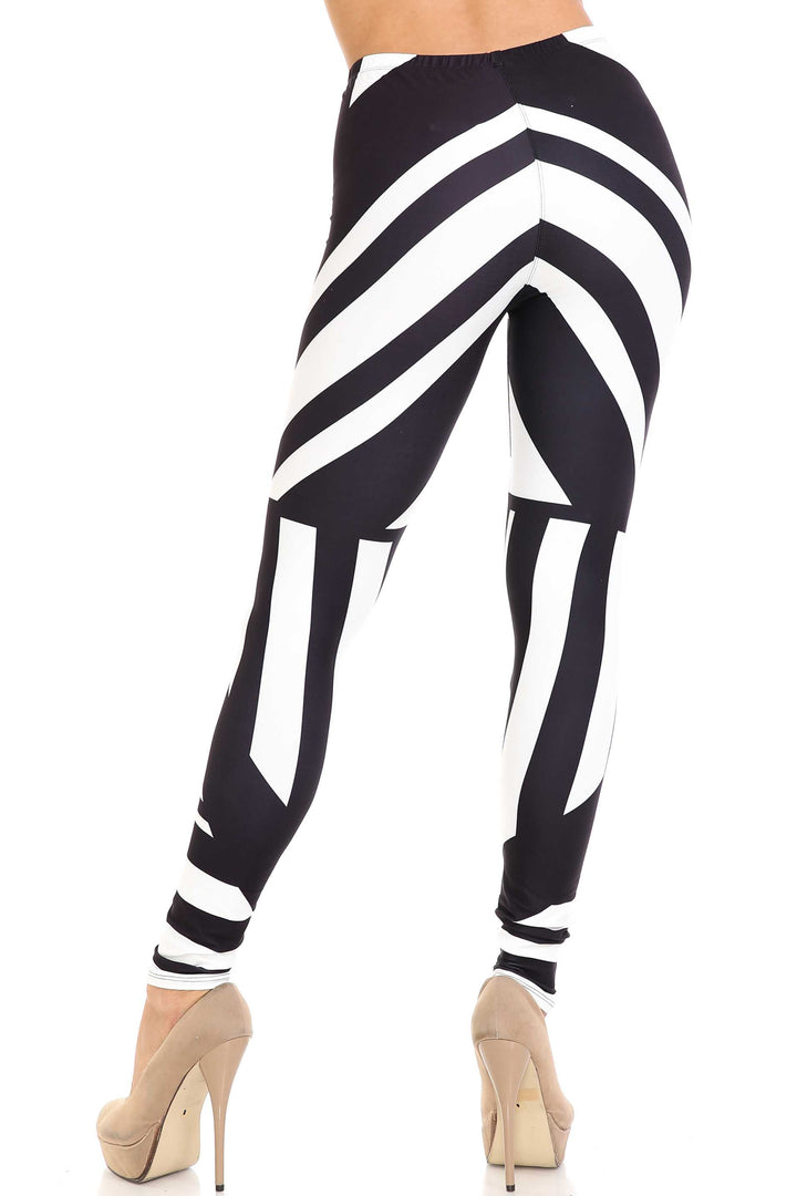 Creamy Soft Body Flatter Lines Extra Plus Size Leggings - 3X-5X - USA Fashion