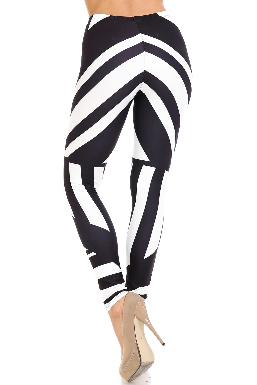 Creamy Soft Body Flatter Lines Extra Plus Size Leggings - 3X-5X - USA Fashion