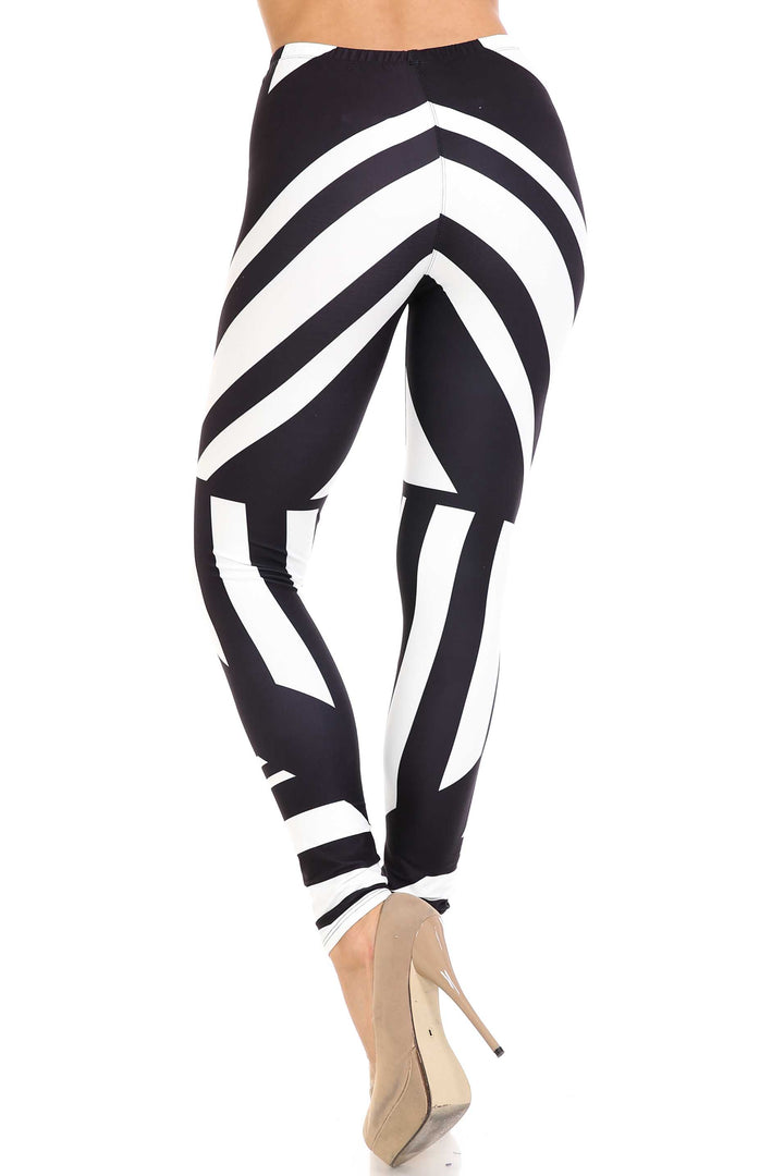Creamy Soft Body Flatter Lines Extra Plus Size Leggings - 3X-5X - USA Fashion